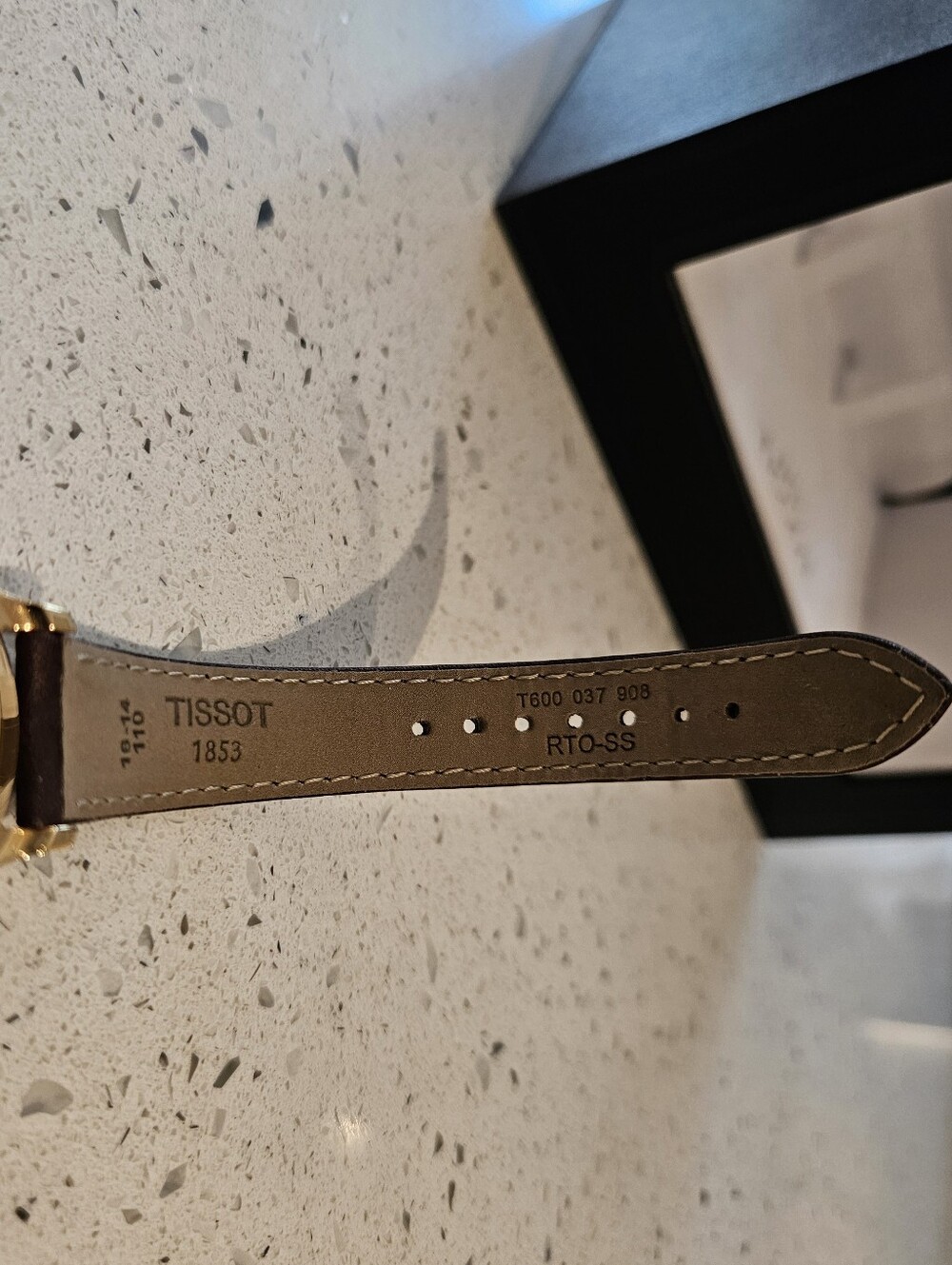 Tissot Bella Ora Ladies Brown Leather Watch - Picture 9 of 13